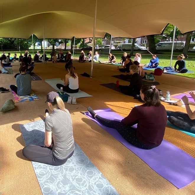 Yoga with Reformation Studio
